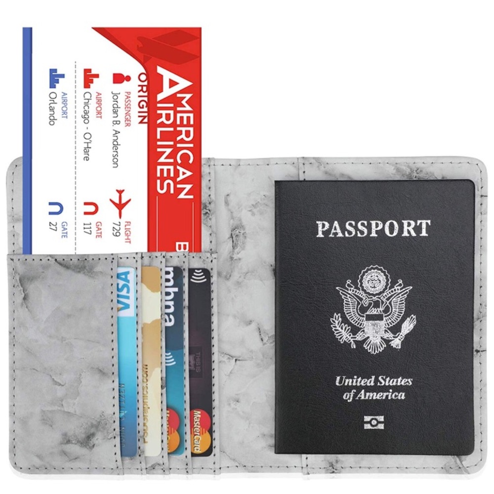 CHIC’ MARBLE GREY Passport holder *NWT* - Picture 4 of 6